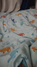 水星儿童（MERCURY Kids）水星家纺 幼儿园全棉抗菌三件套(湖水绿/远古龙)0.6-1m床 婴幼A类 实拍图