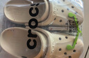 卡骆驰（CROCS）洞洞鞋贝雅卡骆班轻便耐磨一脚蹬休闲鞋|205089 冬日白/彩色-1LI 39 (240mm) 实拍图
