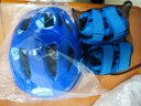 京东京造 儿童头盔护具套装 轮滑溜冰滑板平衡车自行车护具7件套 榛果蓝 S 实拍图