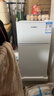 HYUNDAI（韩国现代）小冰箱迷你小型家用冷藏冷冻宿舍出租房办公室双开门二门电冰箱节能省电 80L白【行业热卖+日销过百】 实拍图
