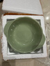 酸菜鱼大盆碗家用陶瓷双耳汤碗ins高颜值泡面碗学生宿舍用沙拉碗 果绿色8.5英寸双耳石纹汤碗1个 实拍图