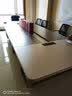 安美诚家具（ANMEICHENG FURNITURE）会议桌大型板式长条桌会议室桌4.5*1.4米会议桌【16人位不含椅】 实拍图