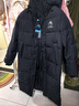 鸭鸭王一博同款冰壳系列3.0pro羽绒服男女长款过膝25冬季新款极寒外套 青光黑 M (建议115-135斤) 实拍图
