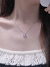 唯一（Winy）999纯银项链女款轻奢高级感莫桑钻吊坠送女友老婆生日礼物首饰 实拍图
