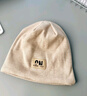 爱宝适月子帽秋冬产后孕妇出院双层防风产妇帽睡眠帽堆堆帽米色 M482 实拍图