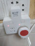 德力普（Delipow） 插座转换器 一转三插座 多功能插座/分控开关/USB无线插座/转换插头 分控一转二【纯净白】 实拍图