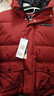 波司登（BOSIDENG）25年新款男女儿童短款5A抗菌4防面料大兜连帽羽绒服T250246915DS 深雅红|1697 150 /72 约 140-150cm 36kg 实拍图