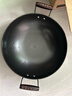 陆铁陆川铁锅生铁铸铁锅加厚家用炒菜锅无涂层不粘锅燃气适用大铁锅 双耳圆底 40cm （带盖铲）已开锅 实拍图