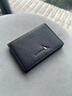 袋鼠名片夹男士卡包证件包真皮大容量多卡位银行卡包收纳包商务卡片夹 黑色 实拍图
