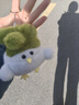 武汉文创蒜鸟发声玩偶纪念品鄂人和平鸟钥匙扣毛绒玩具公仔挂件 白色武汉蒜鸟【1个装】 武汉蒜鸟背包挂件桌面摆件 实拍图