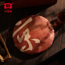 大益TAETEA茶叶普洱茶饼茶 5年自然陈化京风荷露熟茶357g/饼 2001批次 实拍图