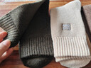 猫人3双装35%羊毛袜子男士袜子男冬季加厚保暖袜男毛圈袜睡眠袜男 实拍图
