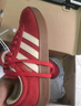 adidas「T头鞋」VL COURT复古休闲板鞋德训鞋男女阿迪达斯轻运动 浅猩红/暖香草色/黄色   36 实拍图