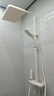 惠达（HUIDA）淋浴花洒全套花洒套装卫浴花洒增压浴室精铜淋浴器家用HE662奶白 实拍图