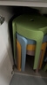 九千谷椅子出租房不占空间轻奢高级塑料凳子简易客厅家用小型餐桌凳4215 实拍图