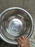 维艾（Newair）不锈钢盆大号和面盆特大脸盆加厚盆子揉面家用大盆洗菜盆面盆28CM 实拍图