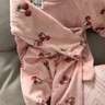 猫人女童睡衣儿童法兰绒家居服女孩中大童套装 粉色女孩 150 实拍图