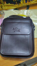 萨奇袋鼠（SAQIDAISHU）男士单肩包斜挎包商务男包休闲小挂包新款公文包时尚迷你小背包男 棕色中号 实拍图