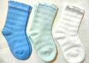 全棉时代儿童袜子7A抗菌婴幼儿宝宝纯棉中筒袜 黄白绿 10-12cm 实拍图