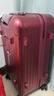 大嘴猴（paul frank）超大容量行李箱女拉链密码拉杆箱网红男轻音万向轮旅行箱学生皮箱 波尔多红/加大加宽/抑菌款 24英寸 实拍图