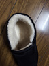 3514保暖羊毛布鞋老人鞋套脚款男士爸爸鞋冬季加厚棉鞋 黑色 40  实拍图