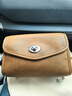 裘真信封包女链条斜挎单肩包休闲复古小包植鞣头层牛皮包包 大象灰-小号 实拍图
