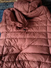 鸭鸭（YAYA）佟丽娅同款秋冬轻薄羽绒服女冬装短款鸭绒轻型薄款女士保暖外套K 嫣红色 2XL (175) 实拍图