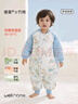 威尔贝鲁（WELLBER）恒温睡袋婴幼儿1-3岁竹棉睡衣秋冬儿童宝宝防踢被子厚夹棉 梦境L 实拍图