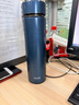 然也（RAE）保温杯大学生304不锈钢泡茶杯子500ml深蓝色R3317 实拍图