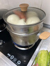 苏泊尔（SUPOR）婴童级316L不锈钢汤锅 燃气灶电磁炉通用 加厚煮锅煮面煮粥炖锅 【带蒸格】直径 24cm 实拍图