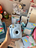 INSTAX富士instax立拍立得 一次成像相机 mini12精美礼盒 海岛绣球 含10张fafa花边相纸 实拍图