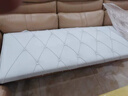 南极人（NanJiren） 水晶绒轻奢床头靠垫北欧纯色卧室床头软包大靠背沙发靠背垫长条枕腰靠可拆洗 菱形-米黄色【可拆洗】JY 1.5m床头靠背 实拍图