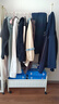 喻品衣架落地衣帽架挂衣架卧室客厅可移动晾衣收纳架子YJ139白色80 实拍图