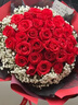 幽客玉品鲜花速递红玫瑰花束表白送女友老婆生日礼物全国同城配送 33朵红玫瑰花束—女王款 实拍图
