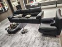 林氏家居真皮沙发客厅皮艺沙发钢琴键沙发2025年升级头层牛皮家具林氏木业 3.1m|黑茶色|加厚头层牛皮 实拍图