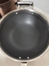 爱仕达炒锅304不锈钢蜂窝晶纹全屏防粘厨房家用炒菜锅具轻油少烟耐磨 丨可视半玻盖丨带侧耳 30cm 燃气明火电磁通用 实拍图