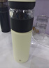 京东京造保温杯【茶水分离】男女大容量316L不锈钢泡茶水杯子雅致白500ml 实拍图