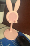 【京东包邮】手机支架桌面可爱卡通小兔子平板支架ins风可调节伸缩升降追剧直播自拍学生懒人支架 高配-【粉色】可爱兔子-可升降调节 实拍图