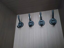 优勤吸盘挂钩免打孔强力承重浴室厨房入户门后粘钩壁挂式无痕钩子收纳 【枪灰】吸盘凤尾钩【4个装】 实拍图