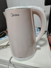 美的（Midea）电热水壶电水壶烧水壶双层防烫 0涂层 食品级304不锈钢1500W快速沸腾1.7L大容量 HJ1705 实拍图