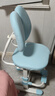 益威（EIEV）儿童学习椅可升降学生椅子儿童写字椅儿童小学生座椅电脑椅可调节 升降脚踏+9cm追背+手摇标准款-蓝 实拍图