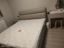 全友家居 真皮床1.8米 头层牛皮现代简约主卧室双人皮艺软包大床轻奢 实拍图