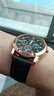 正品男士手表高档休闲石英表简约气质男表皮带高颜值罗马时尚腕表 军团款 实拍图
