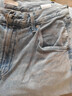 优衣库女装男装宽松廓形牛仔裤/弯刀镰刀裤子25秋冬新款479000 62 粉蓝色 29 /165/74A 实拍图