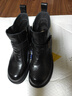 百丽（Belle）黑巧靴抓皱牛皮时装靴女2025冬新商场同款切尔西短靴E8P1DDD5预售 黑色-绒里 38 实拍图