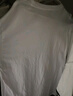 布先生春夏季短袖T恤男士纯棉小白T纯色内搭打底衫 云雾灰 XXL/185  实拍图