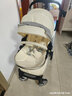 酷贝乐（coballe）婴儿车0-3岁用折叠可坐可躺减震遛娃神器轻便溜娃新生儿宝宝推车 极光白(轻巧便携+全罩遮阳) 实拍图