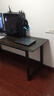 汤能优品电脑桌台式书房办公学习桌家用书桌简约写字桌卧室电竞游戏桌子 灰橡木色180*60CM【40MM钢管】 实拍图