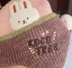 Kocotreekk树儿童帽子发热保暖秋冬男童女孩针织毛线宝宝护耳帽 兔兔奶糖S 实拍图