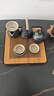 京东京造 茶具整套 功夫茶具陶瓷套装茶壶茶杯茶盘【黑陶提梁壶】 12件套  实拍图